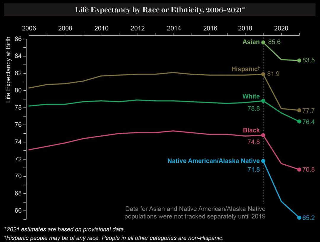 Life Expectancy in Recent Years